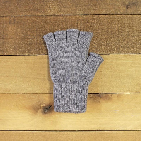 Alpaca Work/Play Fingerless Alpaca Gloves Gloves Small Slate Grey 