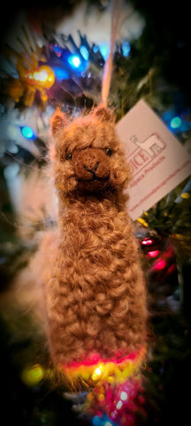 Alpacadorable Hand Made Baby Alpaca Ornaments Holiday 