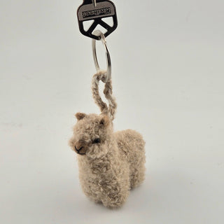 Alpacadorable Keychain - Choice Alpaca Products-Alpacadorable_keychain-fawn