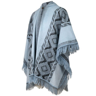 Andean Sky Alpaca Poncho - Choice Alpaca Products-DN_186346458193