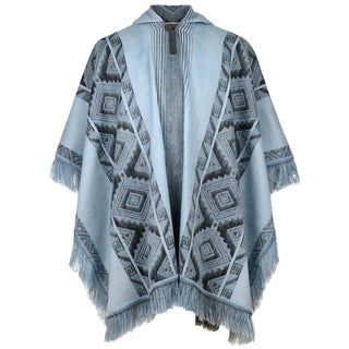 Andean Sky Alpaca Poncho - Choice Alpaca Products-DN_186346458193