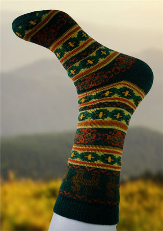 Huancas-Md-PA003-Andes Alpaca Socks