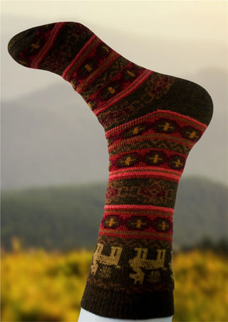 Andes Alpaca Socks Socks Adult Medium MA-02 