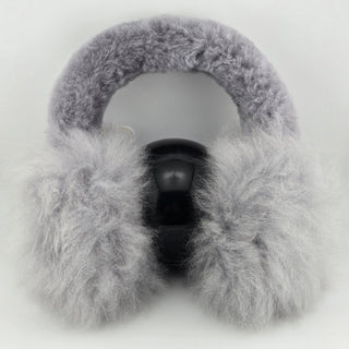 Baby Alpaca Ear Muffs - Choice Alpaca Products-earmuffs_lightgrey