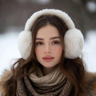 Baby Alpaca Ear Muffs Hat 