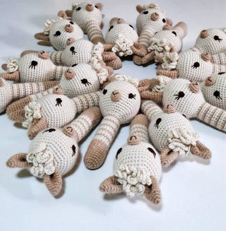 Baby Alpaca Grasp Toy - Choice Alpaca Products-DBC-plush-grasping-toy-MA-HP01