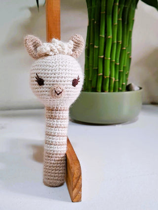 Baby Alpaca Grasp Toy - Choice Alpaca Products-DBC-plush-grasping-toy-MA-HP01