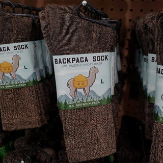 BACKPACA Lightweight Hiker Alpaca Sock Socks 