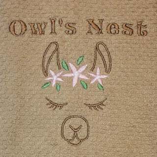 Blissful Alpaca Kitchen Towels - Choice Alpaca Products-pjtowelwhitegrey
