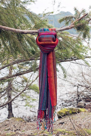 Brilliant Runway Alpaca Scarf - Choice Alpaca Products-brilliant_ocean_dreams