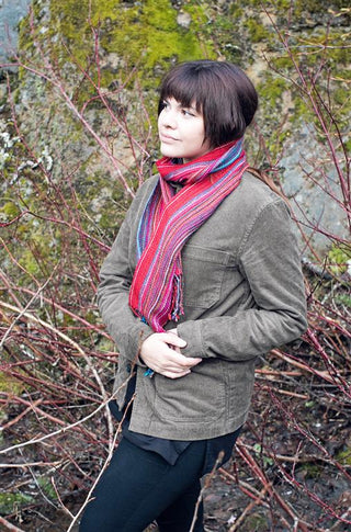 Brilliant Runway Alpaca Scarf - Choice Alpaca Products-brilliant_ocean_dreams