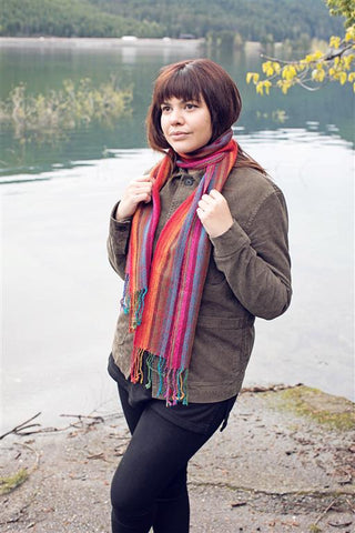 Brilliant Runway Alpaca Scarf - Choice Alpaca Products-brilliant_ocean_dreams