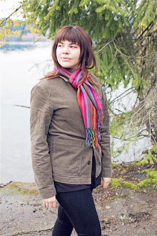 Brilliant Runway Alpaca Scarf - Choice Alpaca Products-brilliant_ocean_dreams