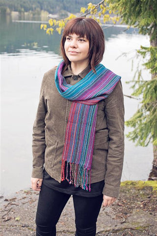 Brilliant Runway Alpaca Scarf - Choice Alpaca Products-brilliant_ocean_dreams
