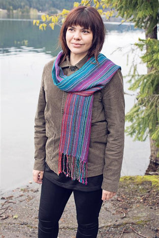 Brilliant Runway Alpaca Scarf - Choice Alpaca Products-brilliant_ocean_dreams