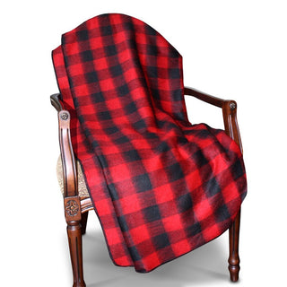 Buffalo Chex Alpaca Bed Blanket or Alpaca Throw - Choice Alpaca Products-DN_bx-throw