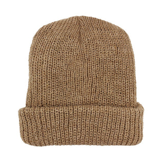 Cardigan Knit Beanie Hat Fawn 