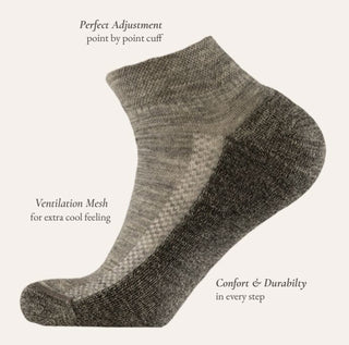 Casual Ankle Alpaca Socks - Choice Alpaca Products-S-N20472-comb1