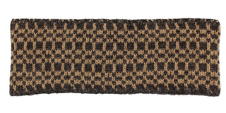 Checkered USA Made Alpaca Headband - Choice Alpaca Products-check-grey-sandstone