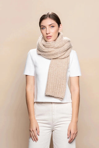 Chunky Knitted Alpaca Scarf - Choice Alpaca Products-D20Z852P0000-XXC0002