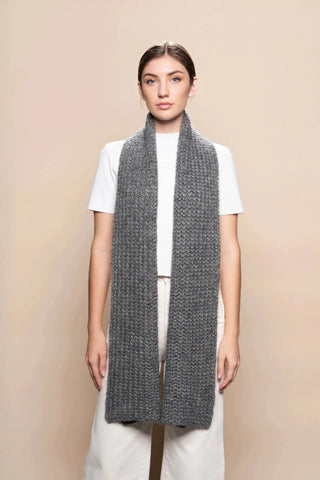 Chunky Knitted Alpaca Scarf - Choice Alpaca Products-D20Z852P0000-XXC0003