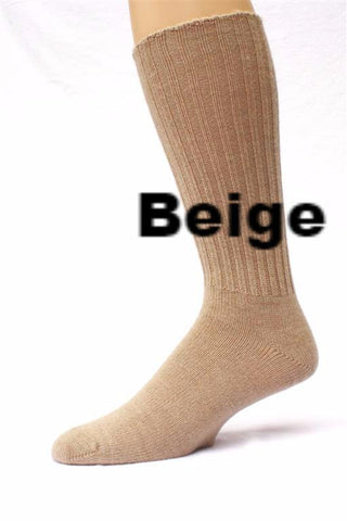 9150-md-BEIG-Classic Alpaca Socks