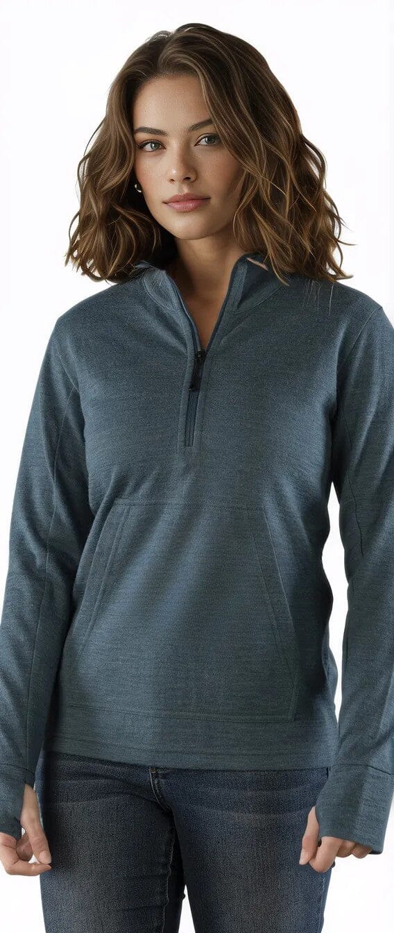 1/4 Zip Tech Pocket Pullover – Purely Alpaca