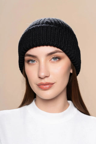 Classic Knitted 100% Baby Alpaca Hat - Choice Alpaca Products-K10Z918P0000-T8A0006-Brown