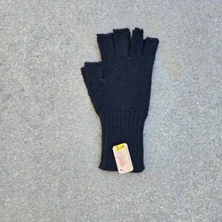 Colorful 100% Alpaca Fingerless Knit Alpaca Gloves - Choice Alpaca Products-440-lg-charcoal