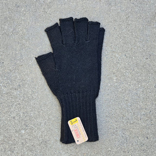 Colorful 100% Alpaca Fingerless Knit Alpaca Gloves - Choice Alpaca Products-440-md-charcoal