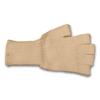 Colorful 100% Alpaca Fingerless Knit Alpaca Gloves - Choice Alpaca Products-440-md-white