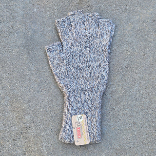 Colorful 100% Alpaca Fingerless Knit Alpaca Gloves - Choice Alpaca Products-440-xlg-pebble-melange