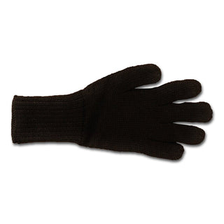 Colorful 100% Alpaca Full Fingered Knit Alpaca Gloves - Choice Alpaca Products-441-md-black
