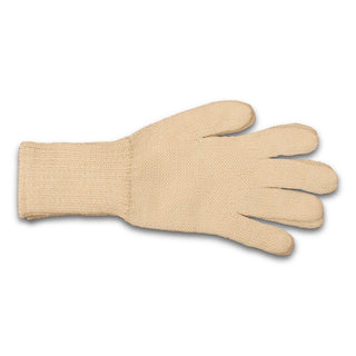 Colorful 100% Alpaca Full Fingered Knit Alpaca Gloves - Choice Alpaca Products-441-md-white