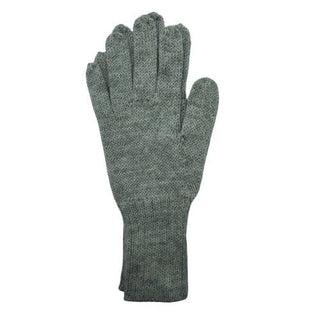 Colorful 100% Alpaca Full Fingered Knit Alpaca Gloves - Choice Alpaca Products-441-med-darkred