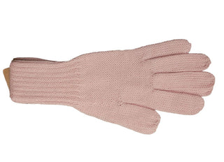 Colorful 100% Alpaca Full Fingered Knit Alpaca Gloves - Choice Alpaca Products-441-med-pink