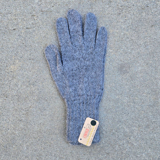 Colorful 100% Alpaca Full Fingered Knit Alpaca Gloves - Choice Alpaca Products-441-med-redmelange