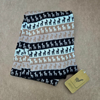 Colorful Alpacas on Alpaca Scarf Scarf 