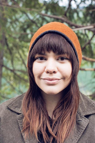 Cuenca Reversible Brushed Alpaca Beanie Hat - Choice Alpaca Products-CuencaHat-Comb1