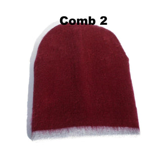 Cuenca Reversible Brushed Alpaca Beanie Hat - Choice Alpaca Products-CuencaHat-Comb2