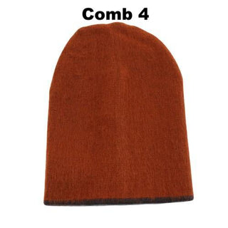 Cuenca Reversible Brushed Alpaca Beanie Hat - Choice Alpaca Products-CuencaHat-Comb4