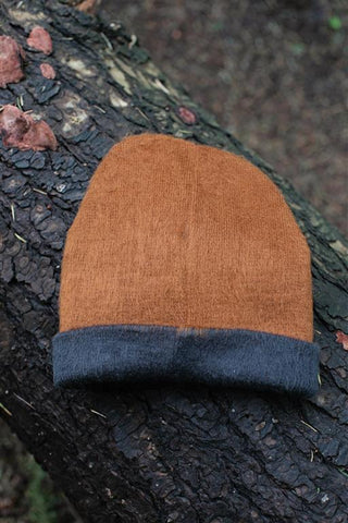 Cuenca Reversible Brushed Alpaca Beanie Hat Hat 