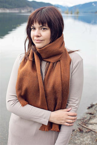 Cuenca Two-Toned Brushed Alpaca Scarf Scarf 