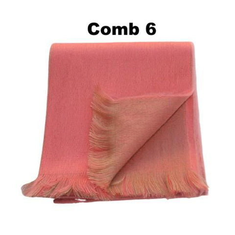 Cuenca Two-Toned Brushed Alpaca Scarf Scarf Comb 6 