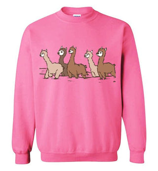 Curious Alpacas Gildan Crewneck Sweatshirt - Choice Alpaca Products-TS.102494328