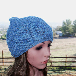 Dalia Heathered Alpaca Beanie Hat 