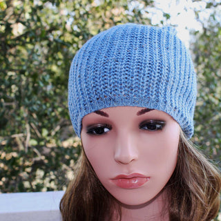 Dalia Heathered Alpaca Beanie Hat 