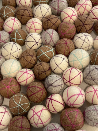 Fancy Decorative Alpaca Dryer Balls - Choice Alpaca Products-FancyDryerBalls-3