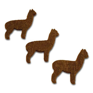 Felted Alpaca Figure - Choice Alpaca Products-FeltAlpacaFigureHRT-brown-1
