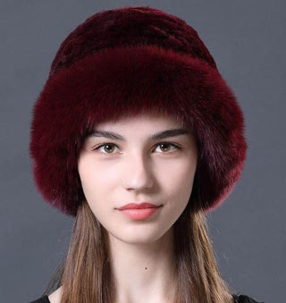 Fur Alpaca Hat Hats Rich Red 